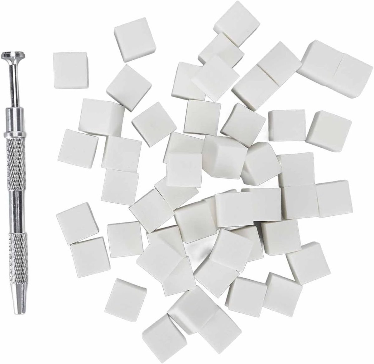 Mini Nail Clamp Gripper Set met Spons - Duurzaam Schuim, Ideaal voor Thuis, Nagelsalon en Make-up Toepassingen
