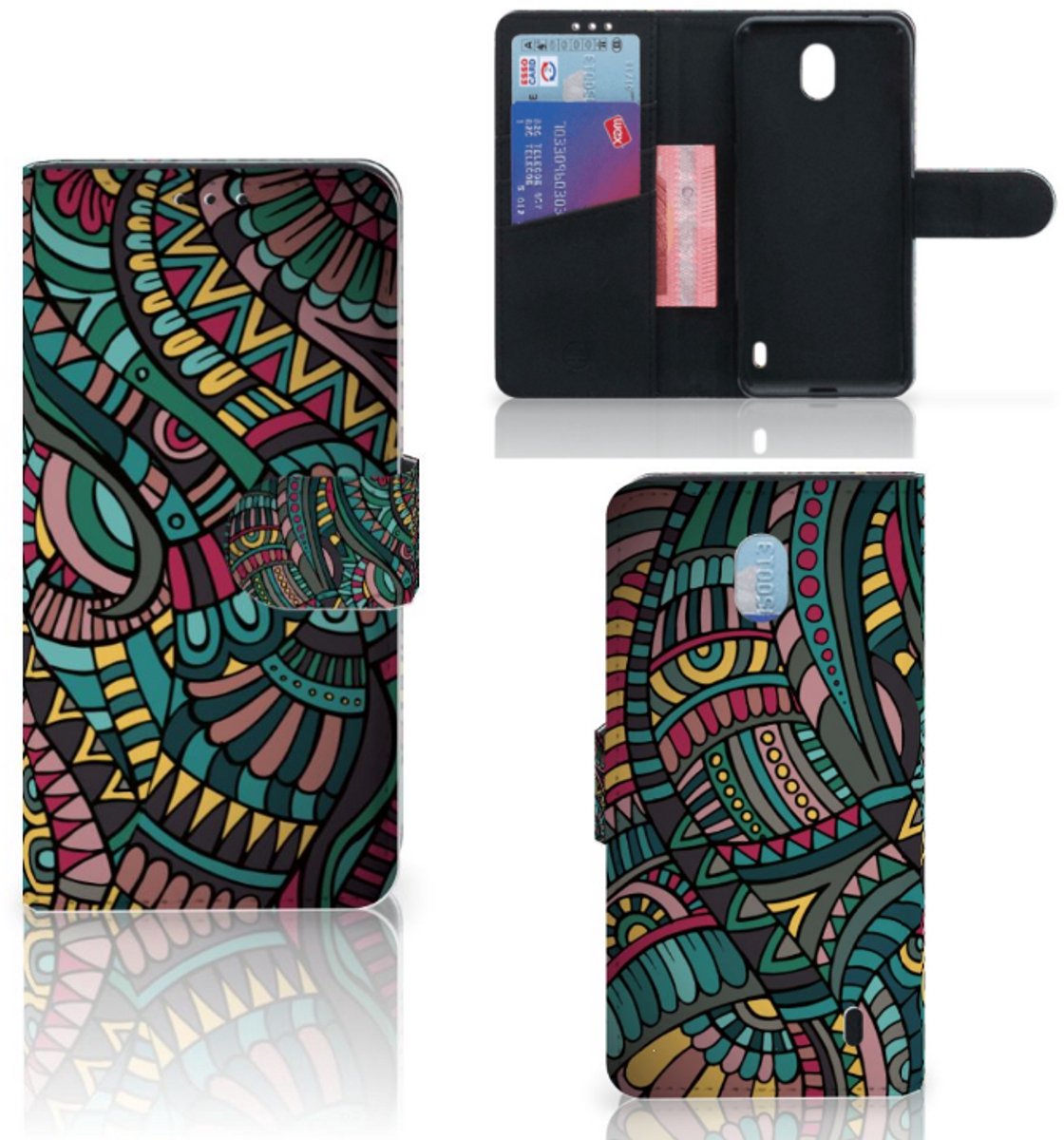Nokia 1 Plus Telefoon Hoesje Aztec