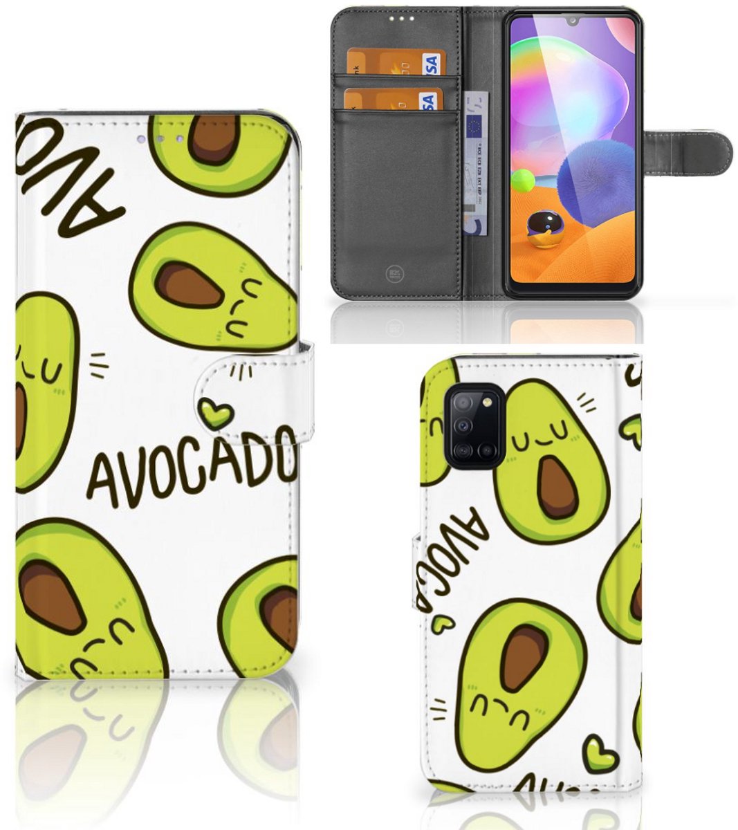 Samsung Galaxy A31 Leuk Hoesje Avocado Singing