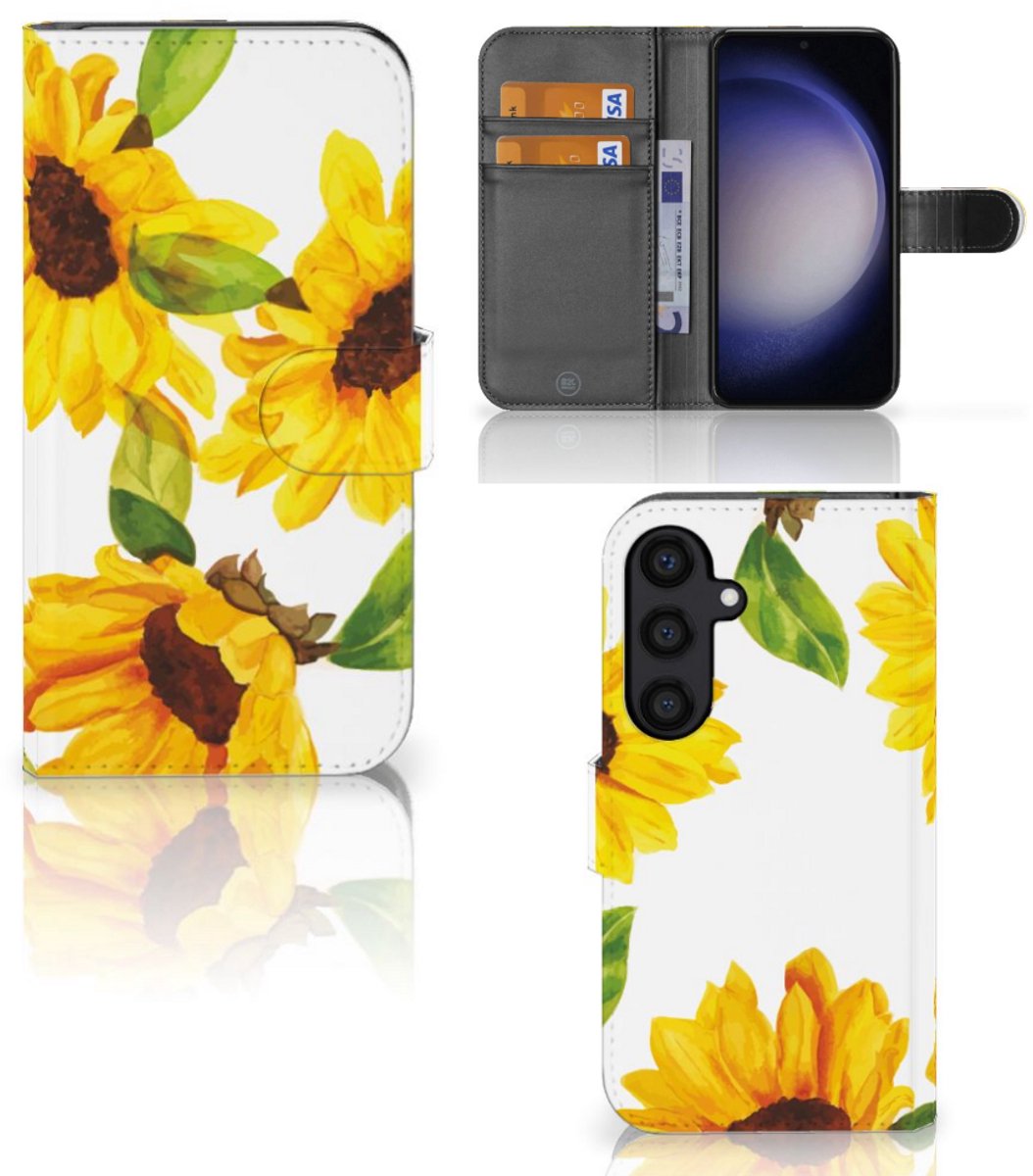 Hoesje voor Samsung Galaxy S24 Zonnebloemen