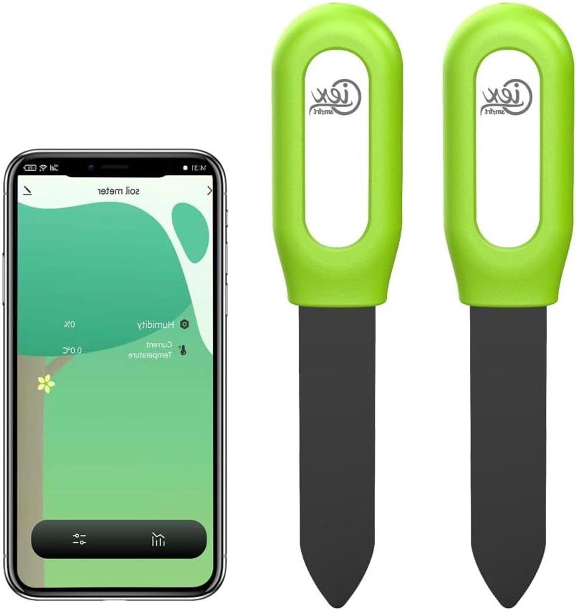 ZigBee bodemvocht- en temperatuurmeter voor de tuin, compatibel met Tuya Smart App ZHA ZIGBEE2MQTT (2)