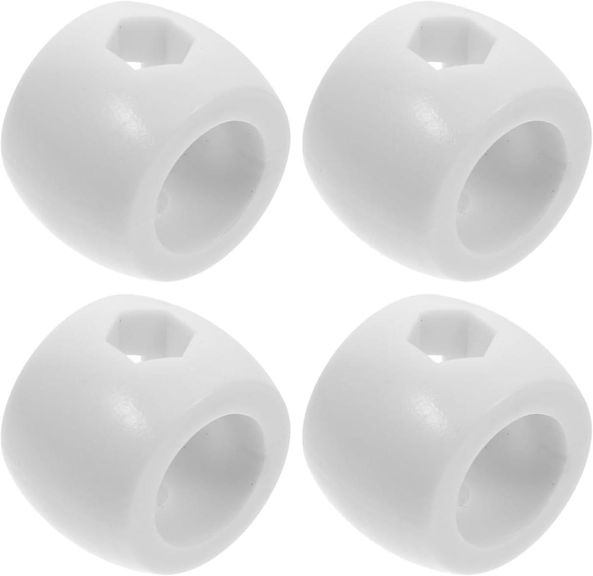Tafelvoetbal Accessoires - Stoppringen Positiehouders - Tafelvoetbal Spelverbetering - Nauwkeurige Bal Plaatsing - 2.5 cm - Wit