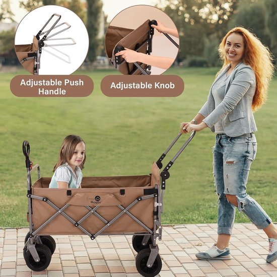 Bolderwagen - Bolderkar - Strandkar - outdoor kar van Merkloos — afbeelding 5