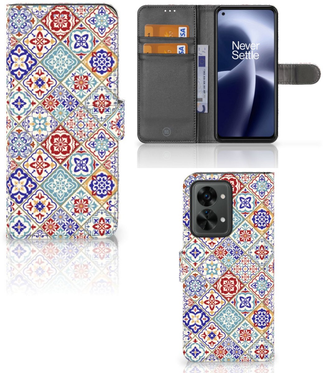 OnePlus Nord 2T Bookcase Tiles Color