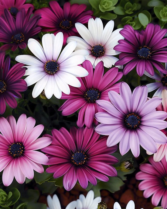 Spaanse Margriet Zaden Akila Mix Osteospermum Ecklonis Eenjarig