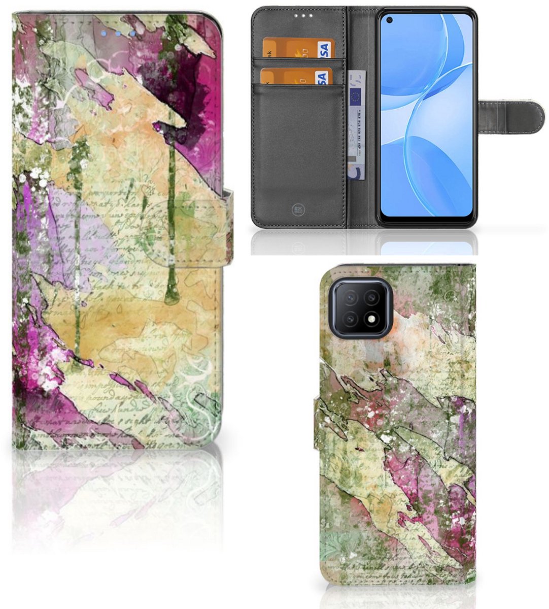 Hoesje OPPO A73 5G Letter Painting