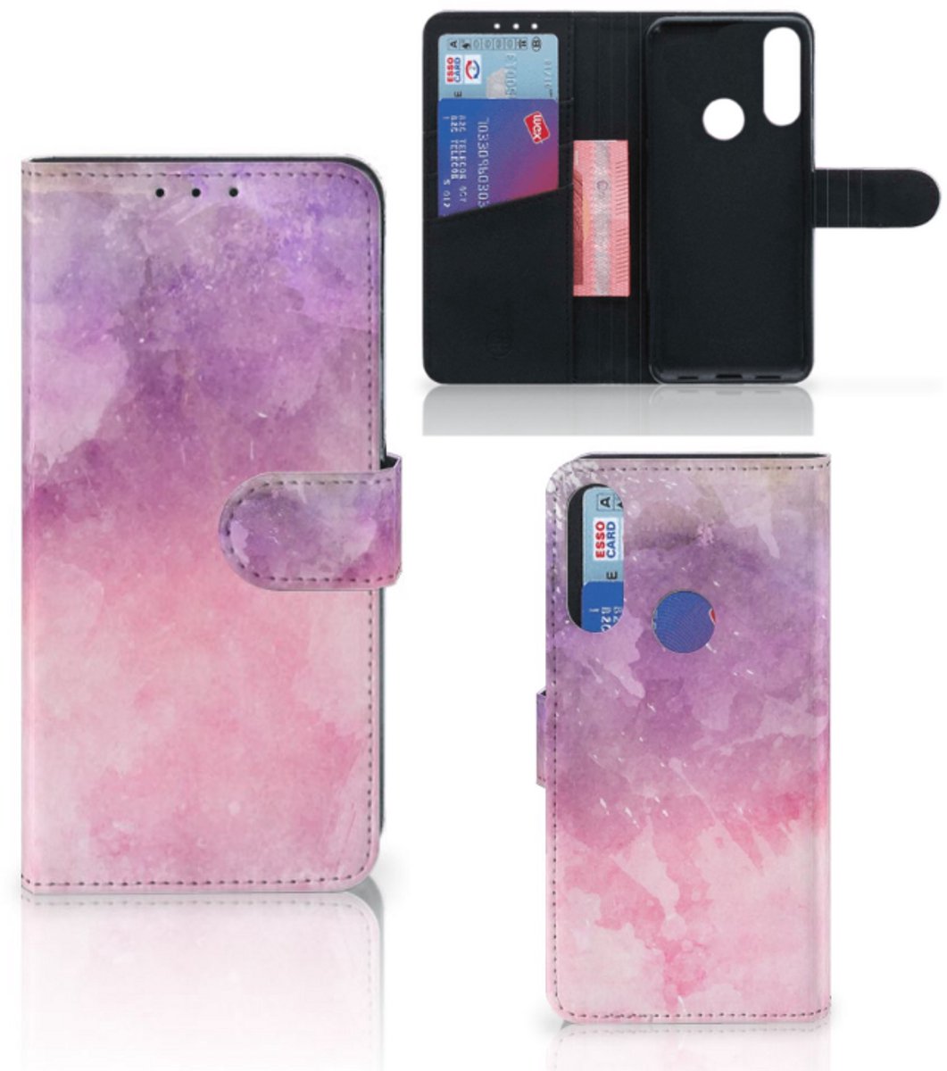 Hoesje Alcatel 1S 2020 Pink Purple Paint
