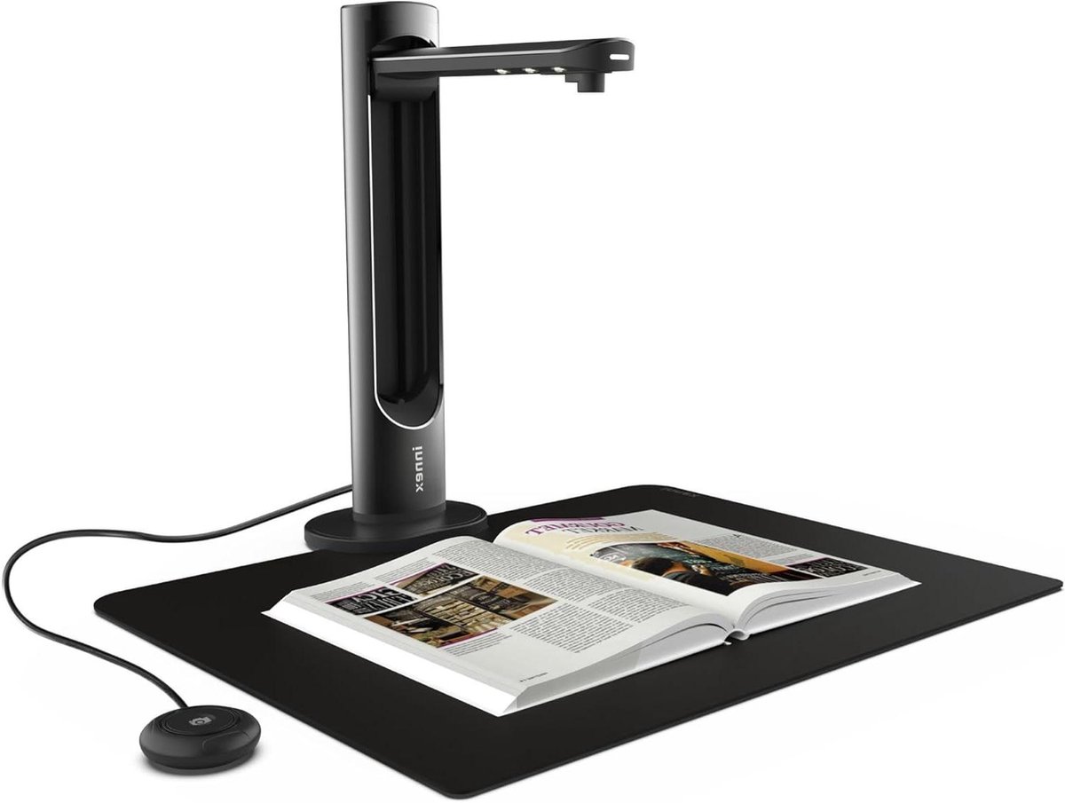 Documentenscanner - Boekscanner Overhead - Archiveren Digitaliseren - 26MP A3 OCR - 11x15x40cm