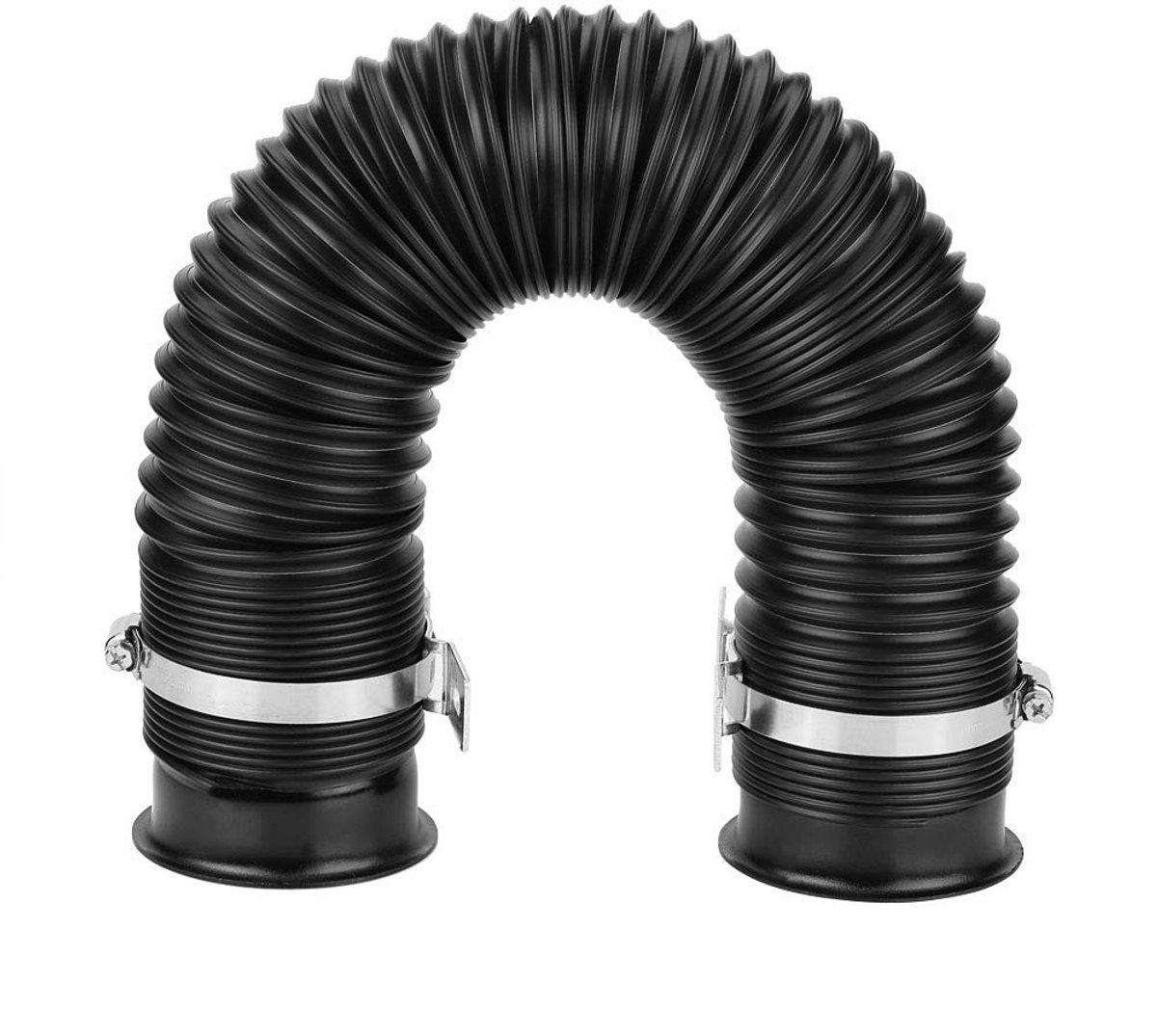 Cosensi - Universele Flexibele Luchtinlaatbuis - Turbo Intake Hose - Eenvoudige installatie - Zilver - 360 graden flexibel - Geschikt voor de meest...