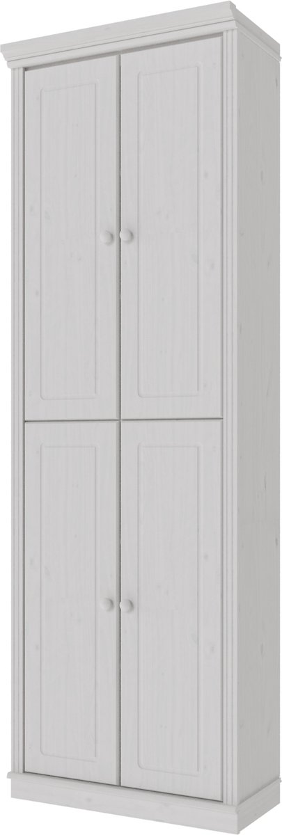 Notio Living Anita- Boekenkast Houten Deuren 4 pcs WL wit