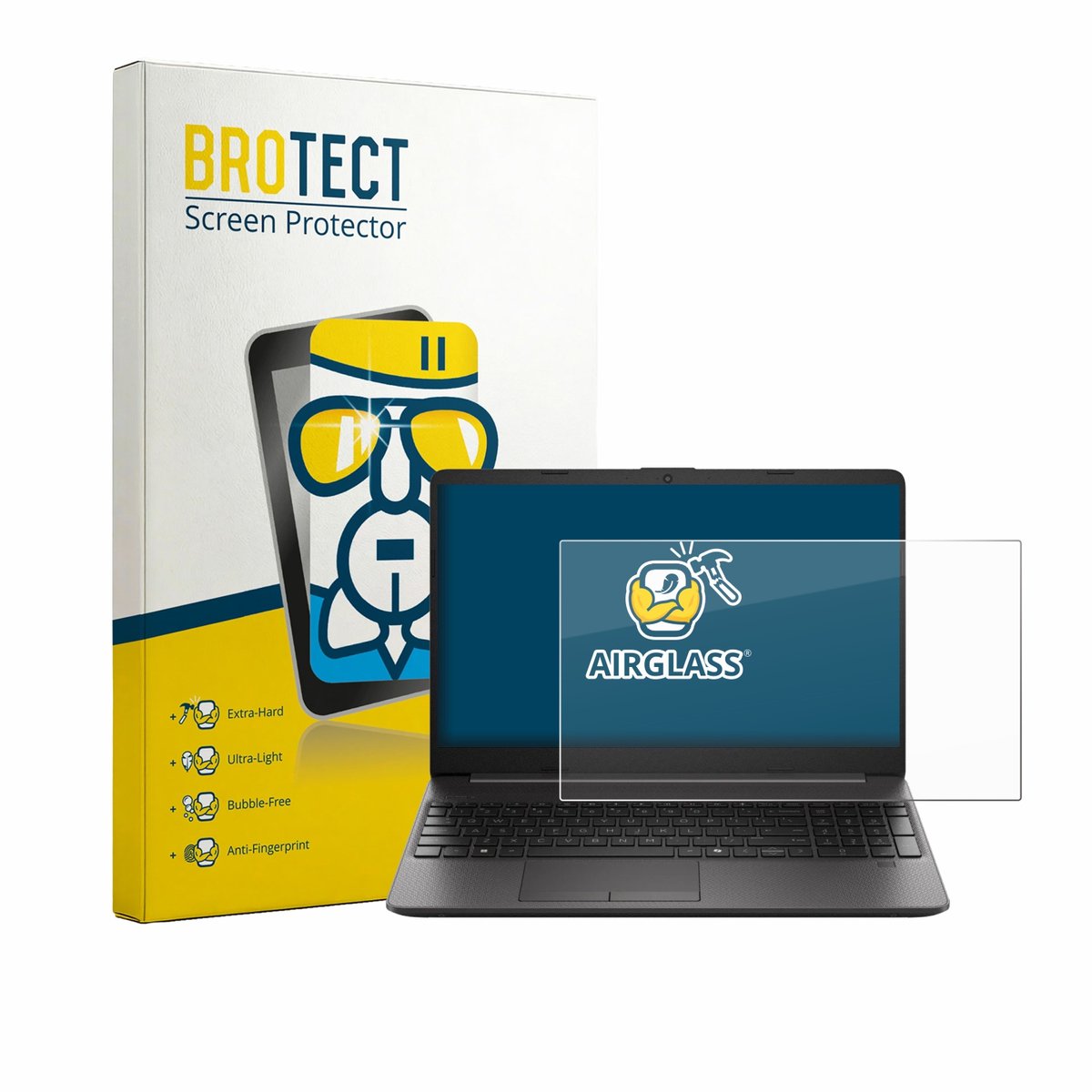 Screenprotector voor HP EliteBook 250RT G9 Beschermglas transparant