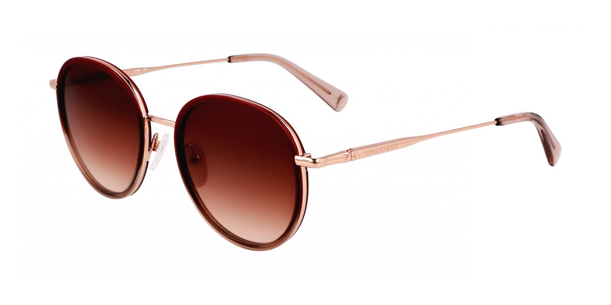 Longchamp LO176S Rose gold/gradient burgundy 52/19/140 WOMAN Zonnebrillen