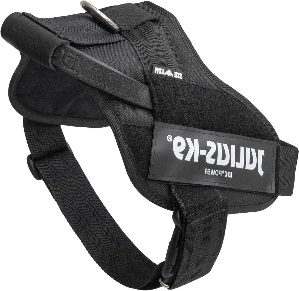 Hondentuigje - Harness hond - Comfortabel wandelen - Ergonomisch ontwerp - 71-96 cm borstomvang - Zwart