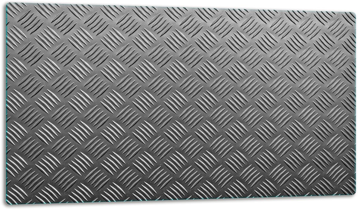 TMK ArtDeko - Glasplaat Snijplank - Inductiekookplaat - 52x30cm - Grijs