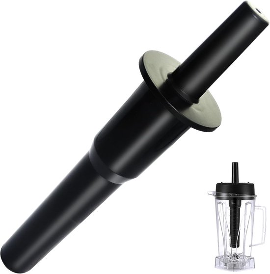 Mixer Tamper Tool - Reserveonderdeel Stamper - Dikke Ingrediënten Mengen - Directe Kom Plaatsing - 30 cm Lengte - Zwart — afbeelding 4