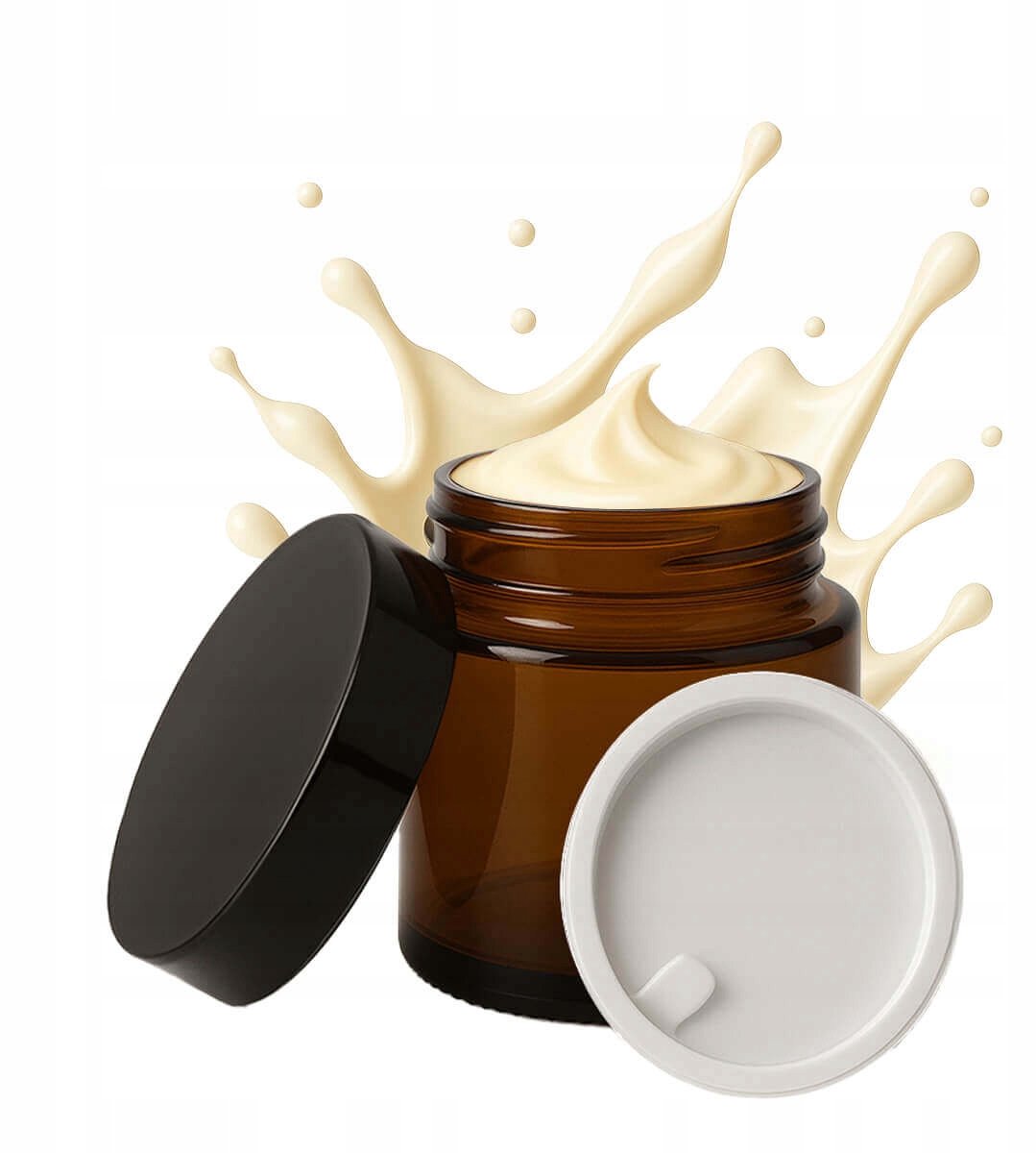 Bimberek - Glazen Potje - 30g - Bruin - Voor Cosmetica