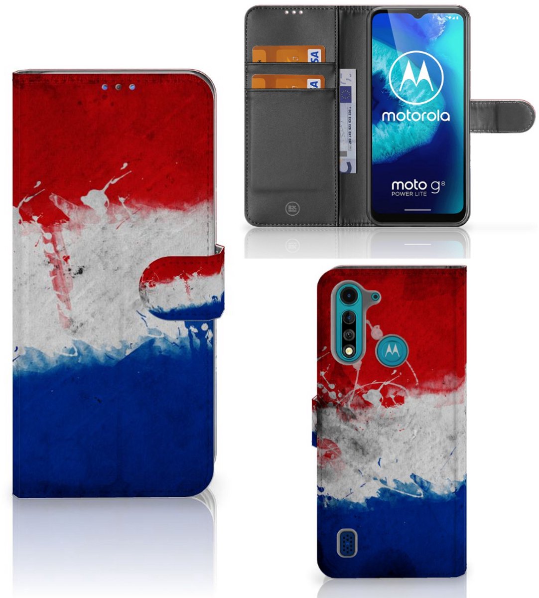 Motorola G8 Power Lite Bookstyle Case Nederland