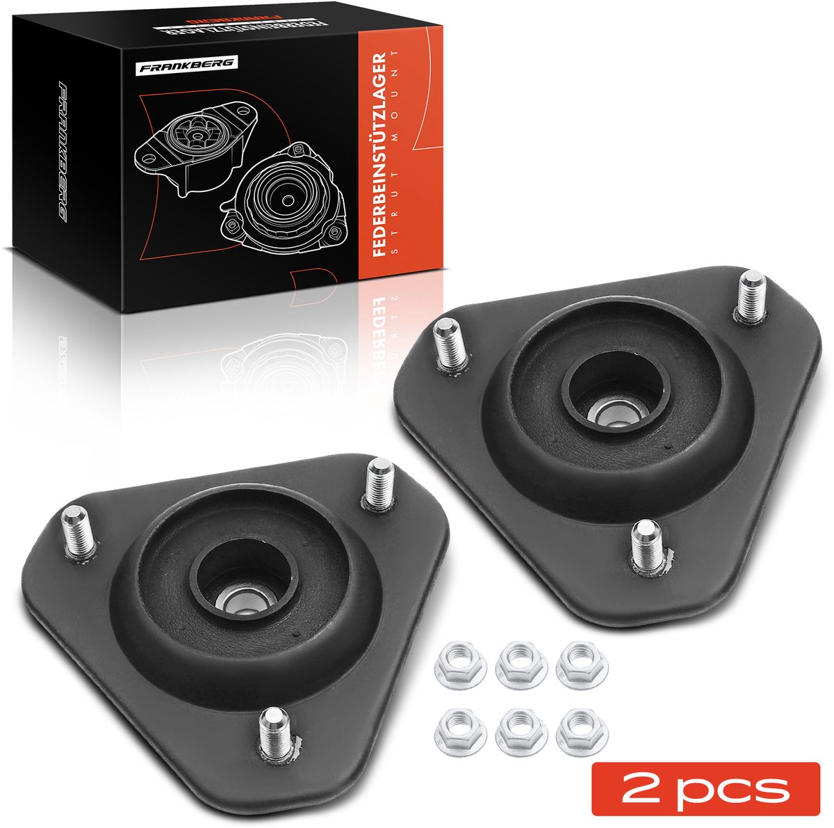 Frankberg 2x Veersteunlager voor Toyota Celica