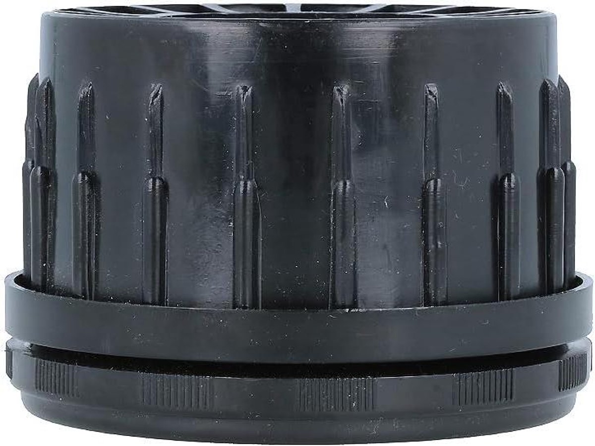 Tafelpoot adapter - Verstelbare voet - Tafels uitlijnen - In hoogte verstelbaar - Ø 80 mm - Zwart