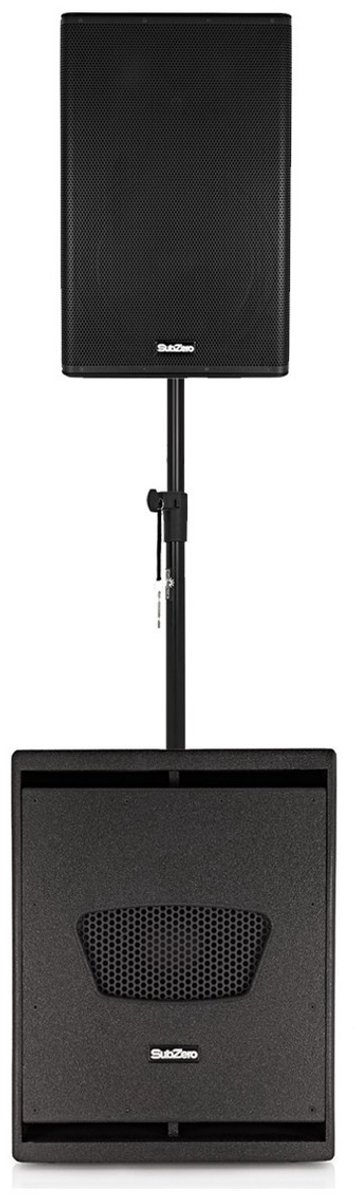 SubZero P12X Actieve DSP-speaker en P15SX DSP-subwoofer