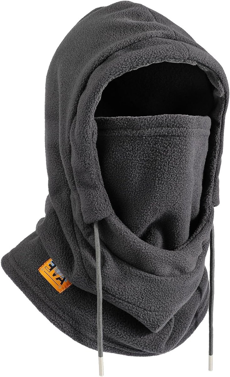 Winddichte Fleece Balaclava voor Winter, Multifunctionele Ski Masker met Nekbescherming voor Outdoor Activiteiten zoals Skiën, Motorrijden en Kamperen