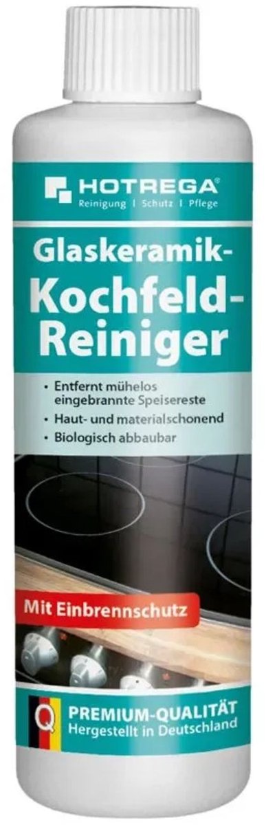 Glaskeramische kookplaatreiniger 250 ml, reiniger kookplaat, schoonmaak kookplaat