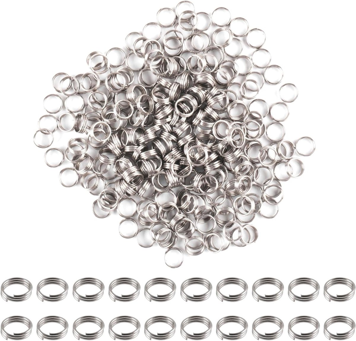 Pack van 200 premium metalen O-ringen, ideaal voor 2BA schroefdraad en dartaccessoires, duurzaam en veelzijdig