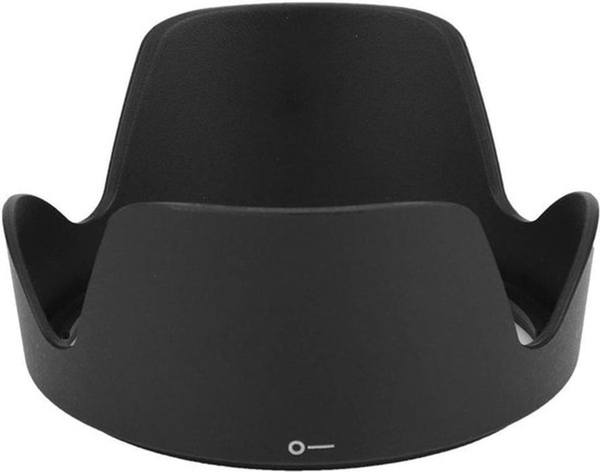 Camera Zonnekap - Kwaliteit - Plastic - Schaduw - Voor AF-S DX 18-200mm F/3.5-5.6G ED VR - Geschikt voor Nikon - Zwart Zonnekap HB-35
