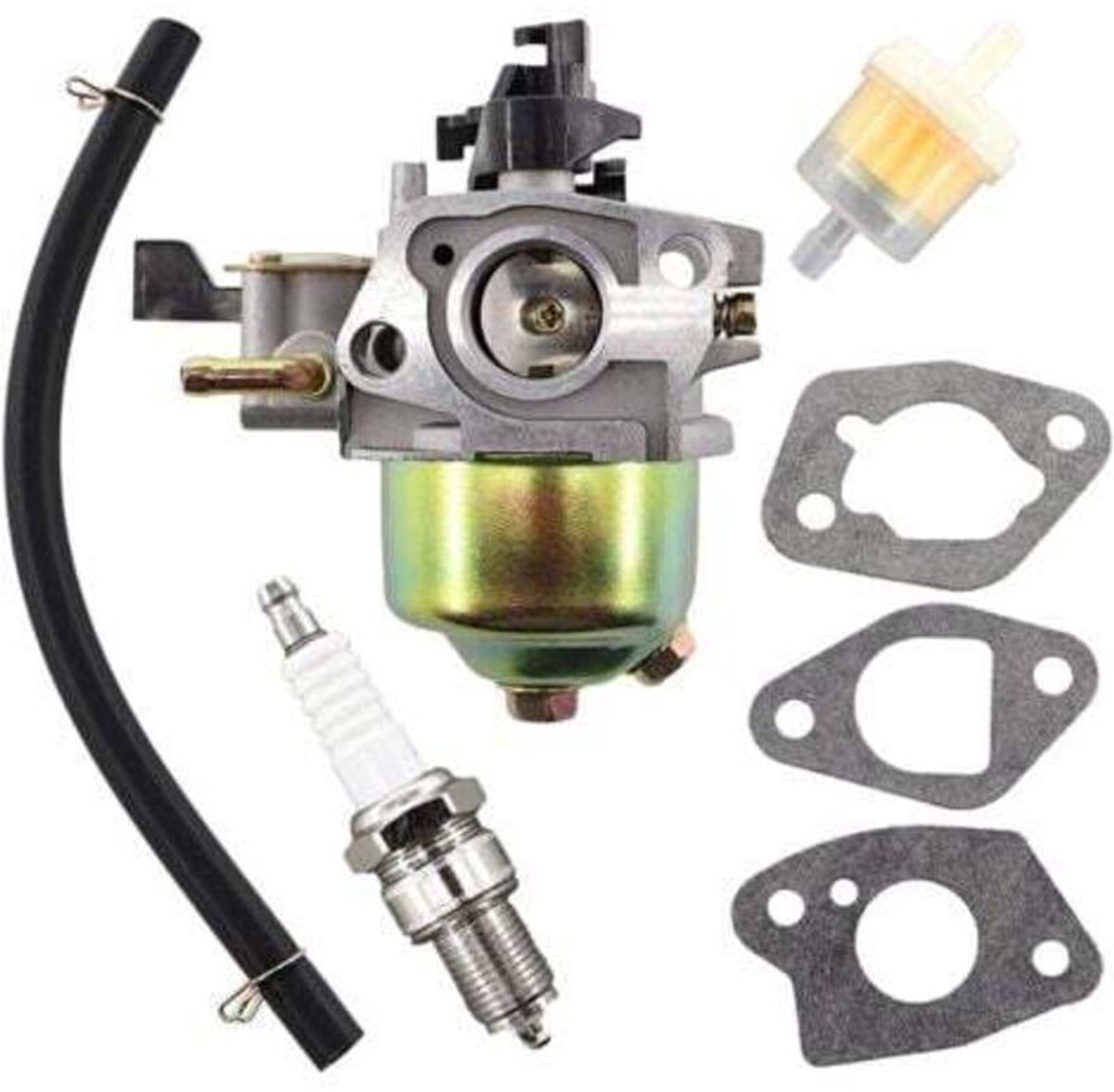Carburateur geschikt voor bougiepakking, geschikt geschikt voor Honda grasmaaiers GXV120, GXV140, GXV160, HR194, HR195, HR214, HRA214, HR215, HR216, HRA216, HRC216, HRB475, HRB475 en HR2150.