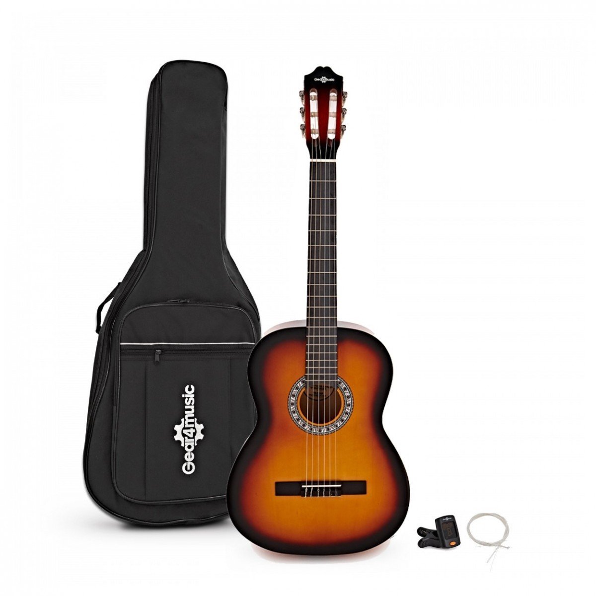 Klassiek Gitaar Pakket, Sunburst, door Gear4music