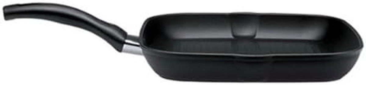 Grillpan Koekenpan Grill Vlees Grillen Antikleef Coating 28x28 cm Zwart
