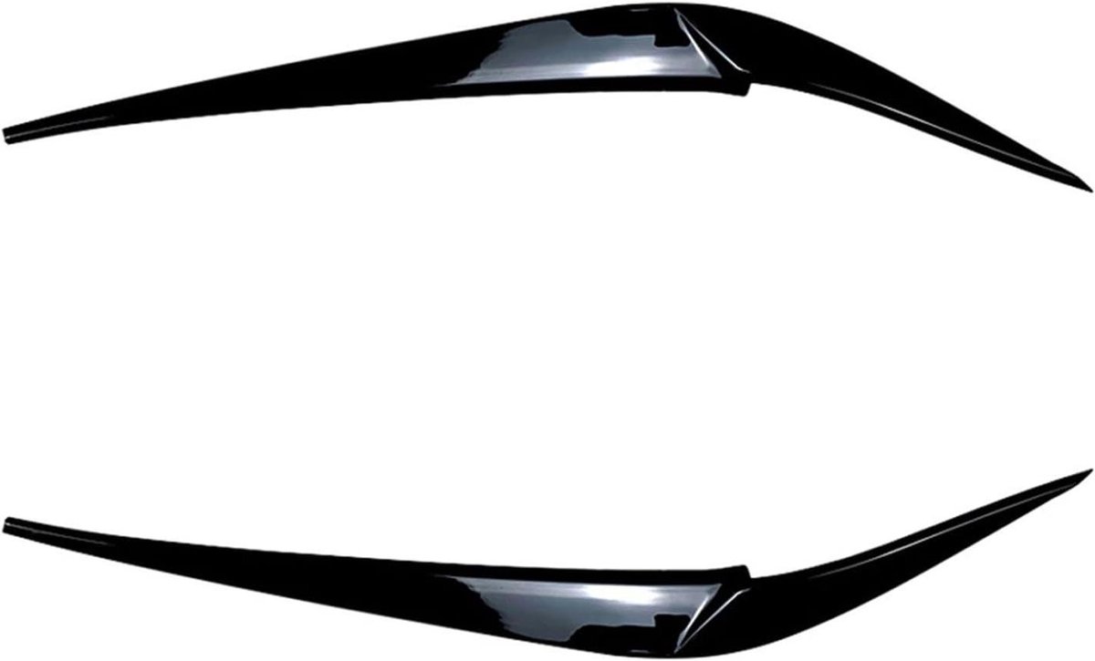 Koplamp Wenkbrauwen - Koplamp Oogleden - Auto Uiterlijk Verbeteren - Specifiek Model Pasvorm - ABS Plastic - Glans Zwart
