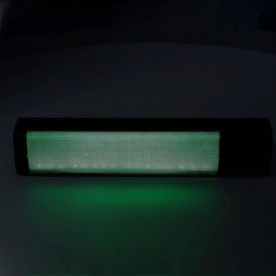 RGB Soundbar - Draadloze Luidspreker - Muziek Luisteren - Meeslepend Geluid - 32x7x6 cm - Zwart — afbeelding 3