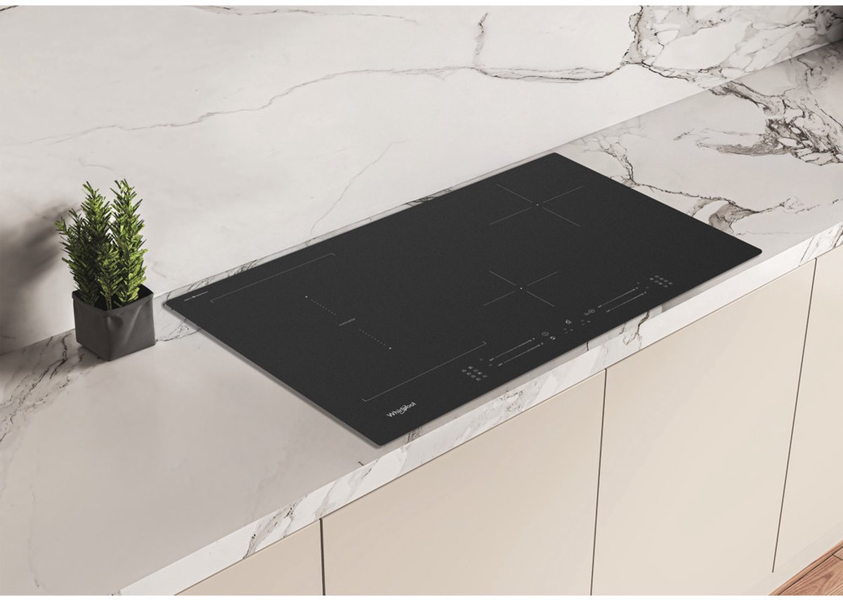 Whirlpool CleanProtect WL S3777 NE BM Zwart Ingebouwd 77 cm Inductiekookplaat zones 4 zone(s)