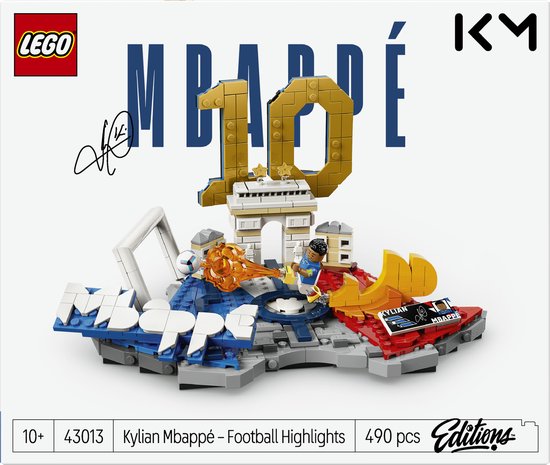 LEGO Editions Kylian Mbappé – Points forts du football Jouet de football pour enfants - 43013