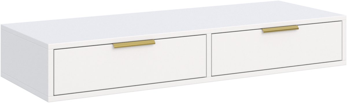 Selsey VENA – Kaptafel met lades, wit, 110 cm