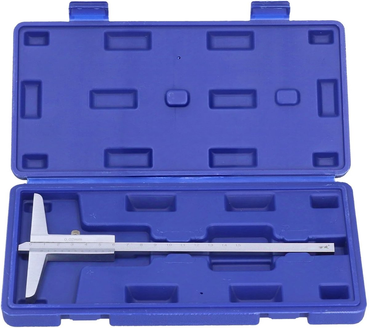 Dailygoods- Dieptemeter 0-150mm - Hoogwaardige Precisie - Compact - Lichtgewicht - Geschikt voor Metaalbewerking - Verbeterde Efficiëntie - Meetinstrument