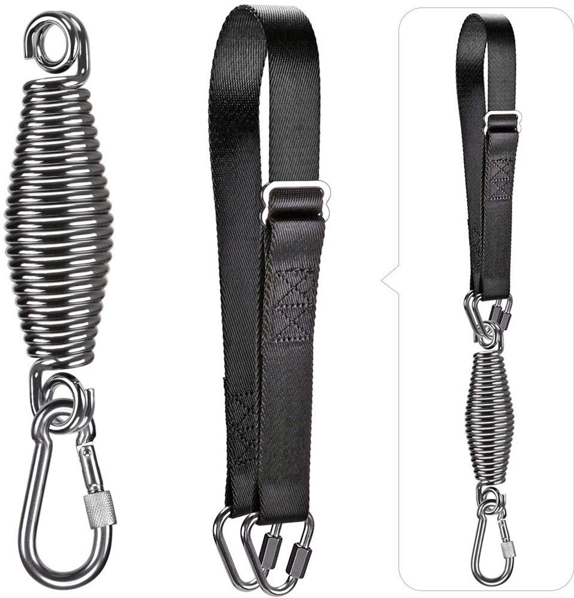 Dailygoods- Bokszakriem Verstelbaar 55-100cm - Ophanghaak - 360 Draaibaar - Zware Tas - Muay Thai Training - Geschikt voor Thuis-/Commerciële Sportschool - Bokszakhanger