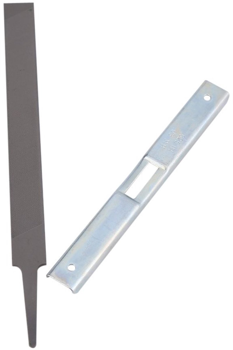 Dailygoods- Kettingzaag Slijpset met Dieptemeter - Slijpsteen voor Messen - Duurzaam Staal - Efficiënt Slijpen - Lange Levensduur - Geschikt voor Bosbouw
