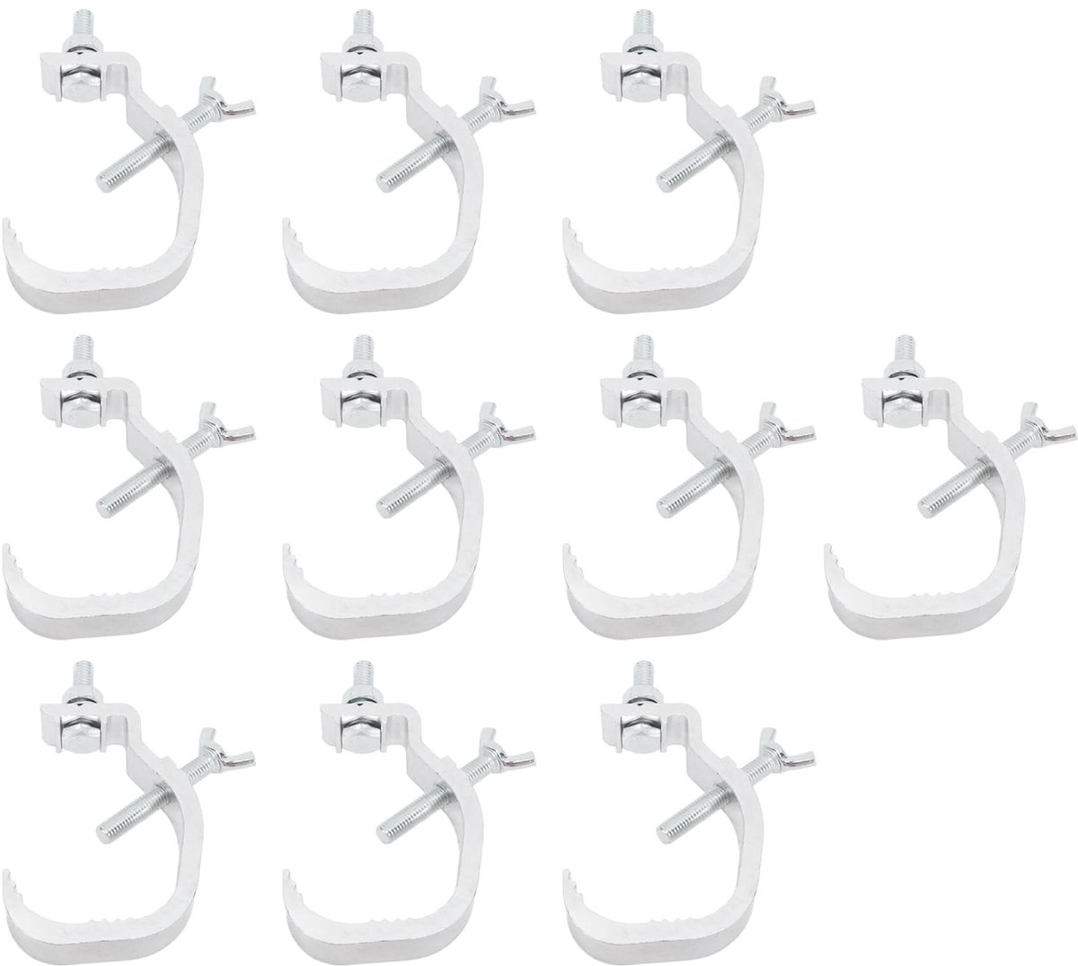 Dailygoods- Podiumlichtklemset 10-delig - Duurzaam Aluminium - Eenvoudig Te Installeren - Veilig en Betrouwbaar - Geschikt Voor Bewegend Hoofdlicht - Premium Kwaliteit - Lichtklem