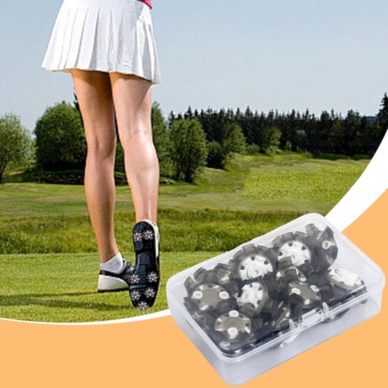 Golf Schoen Spikes - Golf Noppen - Sport Stabiliteit - Schokabsorberend Ontwerp - 18 Stuks - Bruin — afbeelding 3