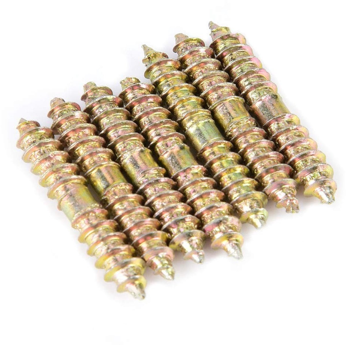 Dailygoods- Meubelstangen 20 Stuks - Bouten - Schroeven - Hout - IJzer - Verzinkt