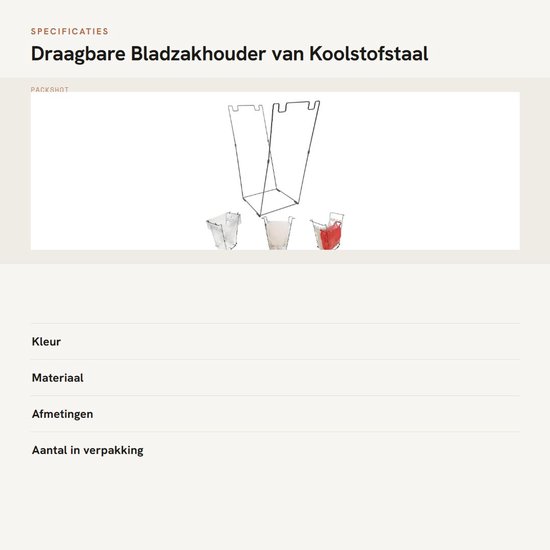 Bladzakhouder Draagbaar - Vuilniszakhouder - Afvalzakhouder met deksel - Koolstofstaal - 11 Delen - Capaciteit 30-45 Gallon — afbeelding 3