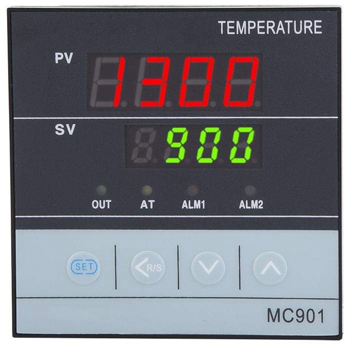 Dailygoods- Temperatuurregelaar Hoge Precisie - Digitale Thermostaat - Temperatuurmeter - PT100 Input - Relais SSR Output - Compact Ontwerp