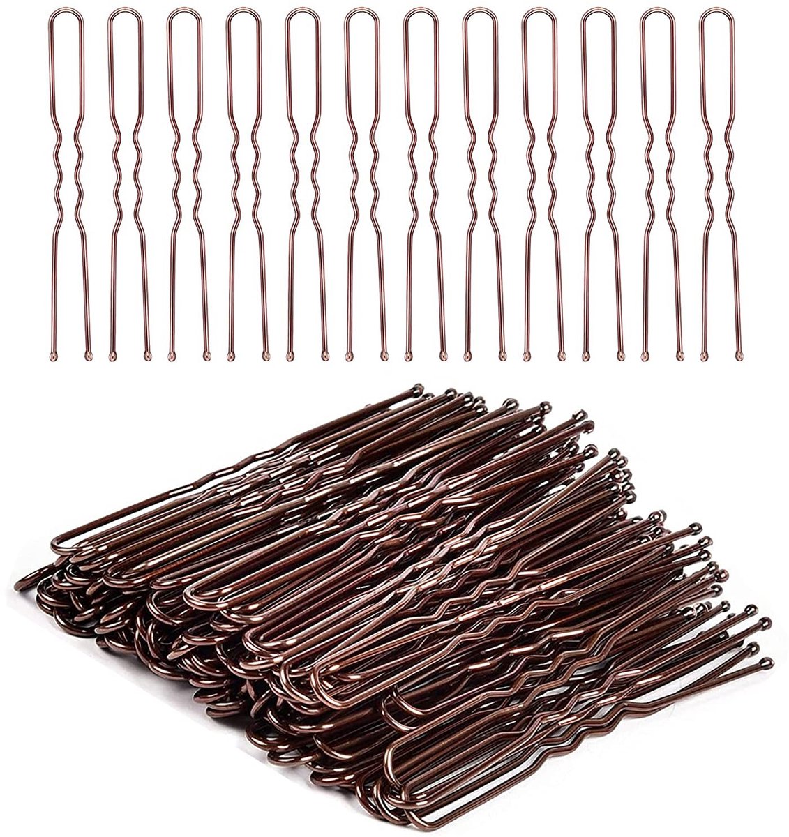 Dailygoods- Haarspelden 50 Stuks - U-vorm - Haarspeldjes - Haarstylingspelden - Knotspeldjes - Duurzaam Hoogwaardig Metaal