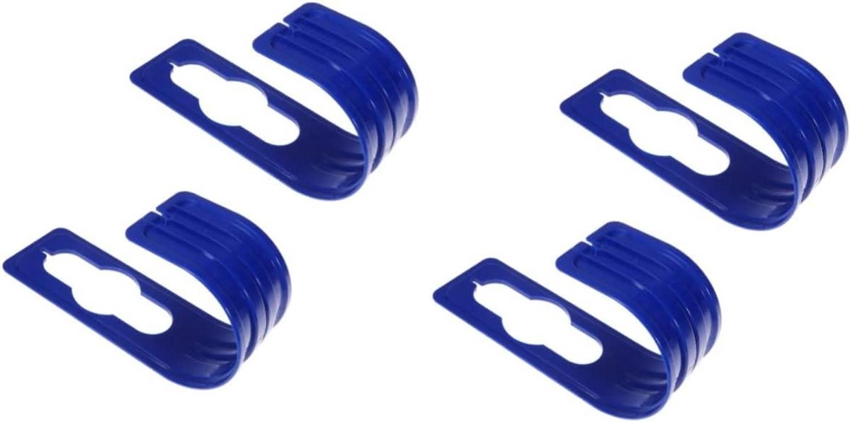 Slang Haken - Kraan Hanger - Tuinslang Opbergen - Zonder Boren - 23 x 15 cm - Blauw