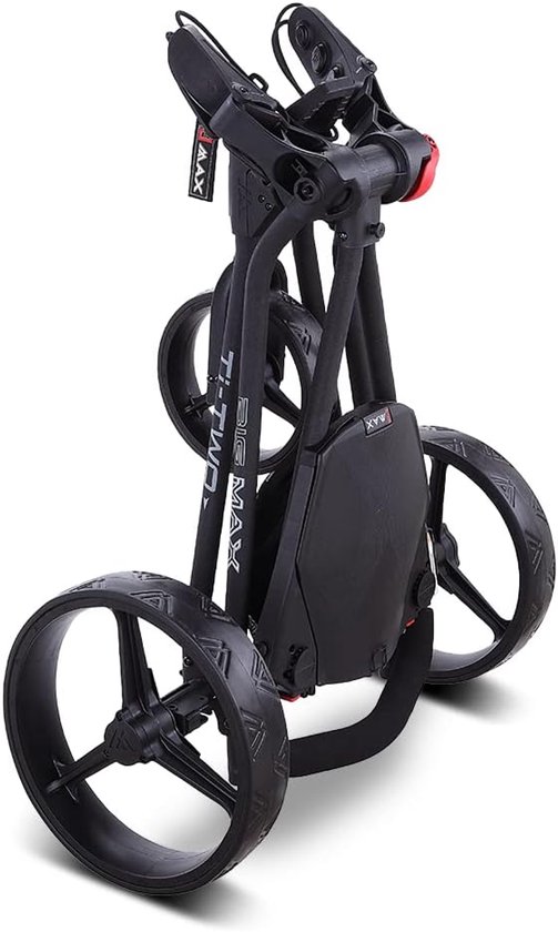 Golftrolley 3-wiel - Golfkar - Golfen - Bijzonder licht - 65 kg - Zwart — afbeelding 3