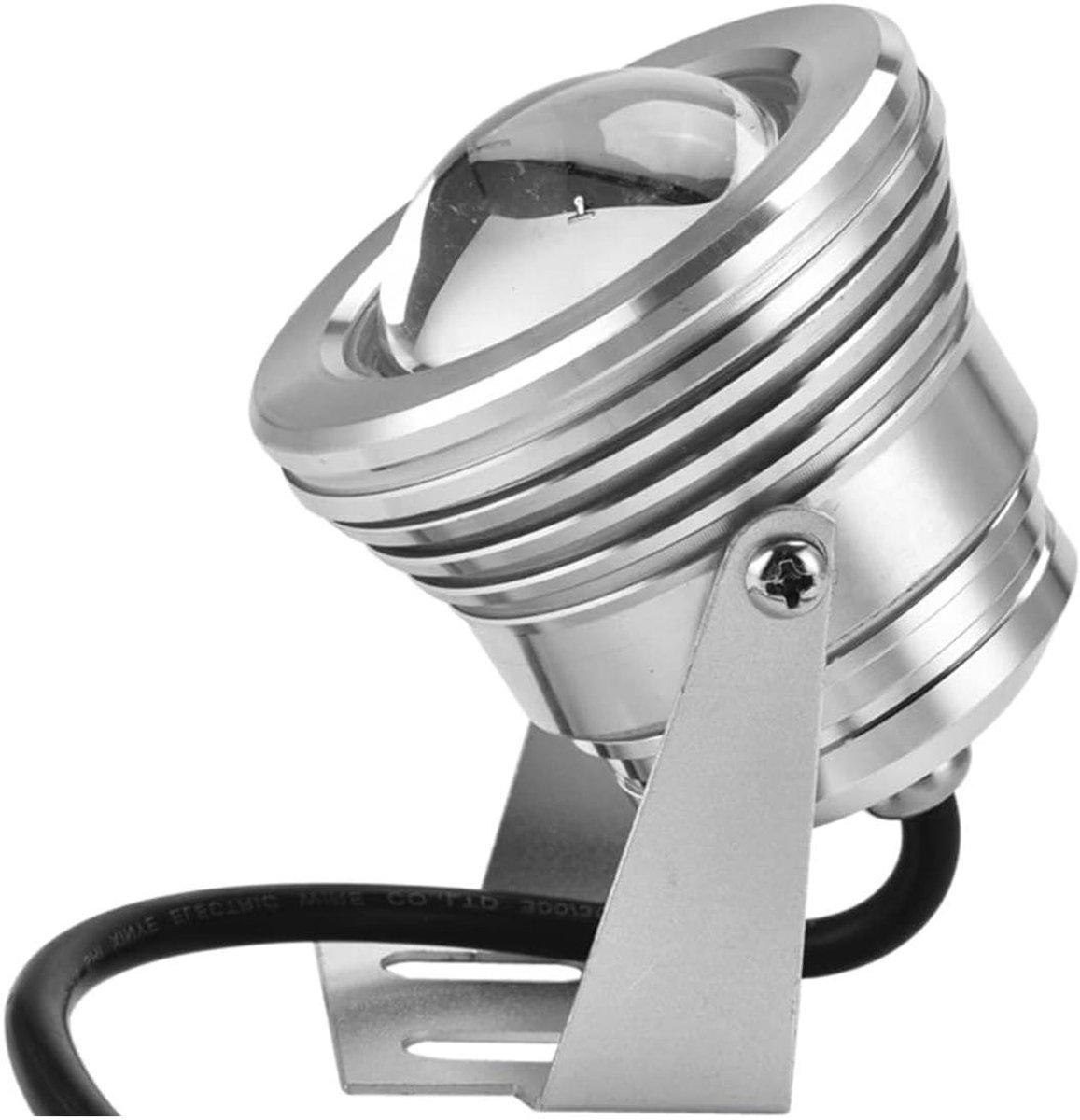 RGB LED Onderwaterverlichting 12V 10W IP65 Waterdicht met Afstandsbediening voor Landschap Zwembad Vijver Aquarium Piscina - Zilver