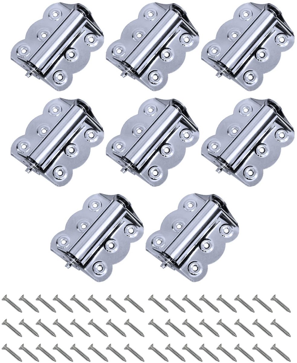 Dailygoods- Scharnier Hoogwaardige Staal - Scharnier Reparatie Plaat - Scharnierboor - Scharniermal - Scharnieren Keukenkastjes - 8 Stuks met Schroeven - Deurhinge