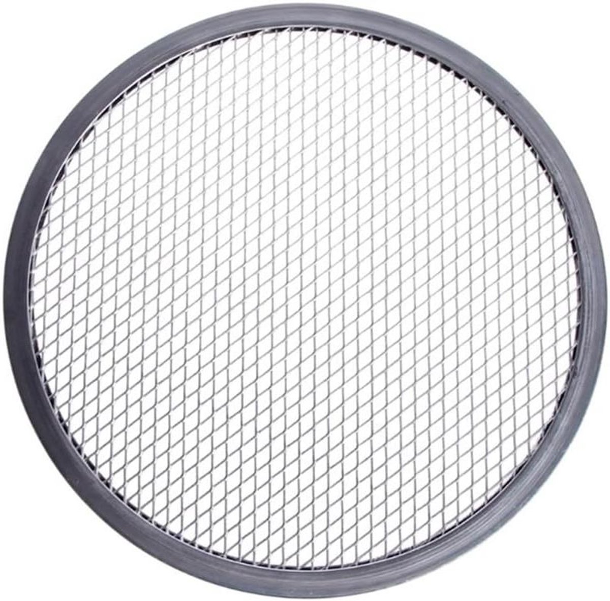Pizzabakplaat - Rond rooster - Pizza bakken - Geperforeerd oppervlak - 20 cm - Zilver